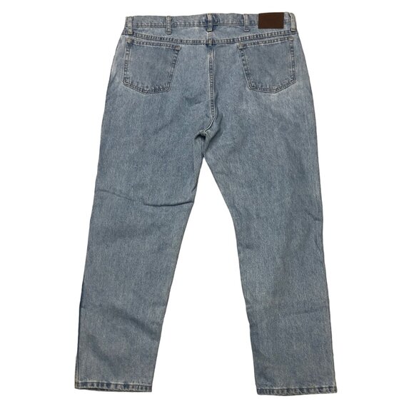 Cabelas Jeans Mens Size 42x30 LightWash Straight Leg Denim Pants Casual Workwear - Picture 3 of 8